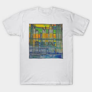 Liminal Space II in Weathered Sunrise Abstraction T-Shirt